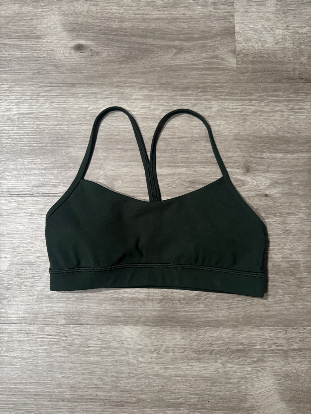Lululemon Flow Y Bra Nulu Legacy Green